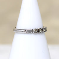 Pretty Crystal & Silver Art Deco Band