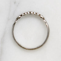 Pretty Crystal & Silver Art Deco Band