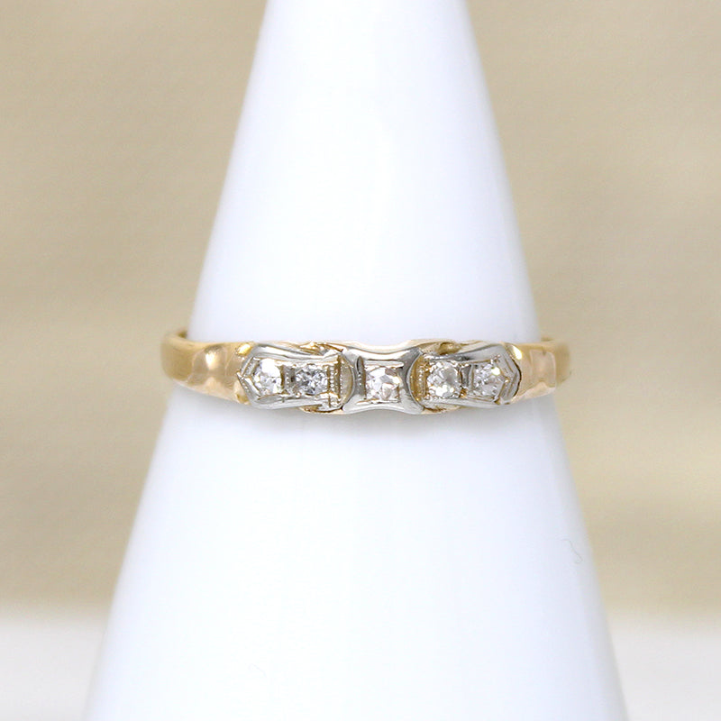 Sweetest Art Deco Diamond Buckle Band