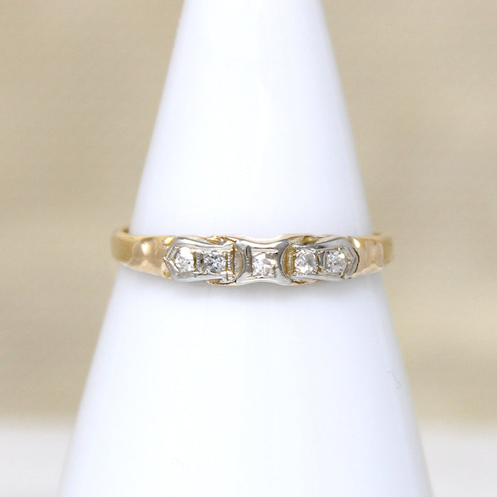 Sweetest Art Deco Diamond Buckle Band
