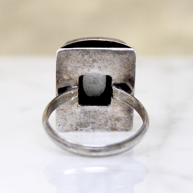 Sleeping Beauty Turquoise Modernist Statement Ring 