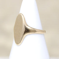 Adorable Size 3.25 14k Gold Signet Ring