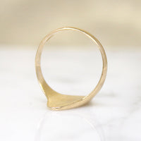 Adorable Size 3.25 14k Gold Signet Ring