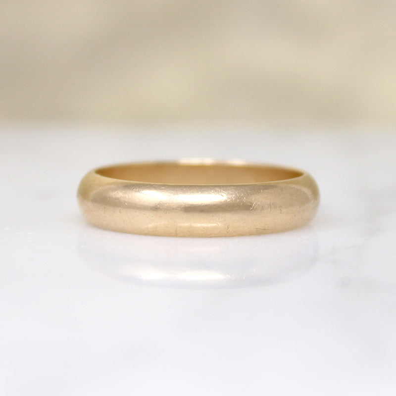"Perfect Love" 14k Gold Wedding Band Size 10