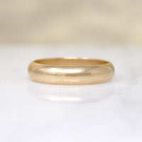 "Perfect Love" 14k Gold Wedding Band Size 10