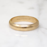 "Perfect Love" 14k Gold Wedding Band Size 10