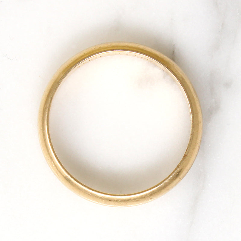 "Perfect Love" 14k Gold Wedding Band Size 10