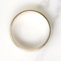 F. Goldman 14k White Gold Wedding Band Size 9.5