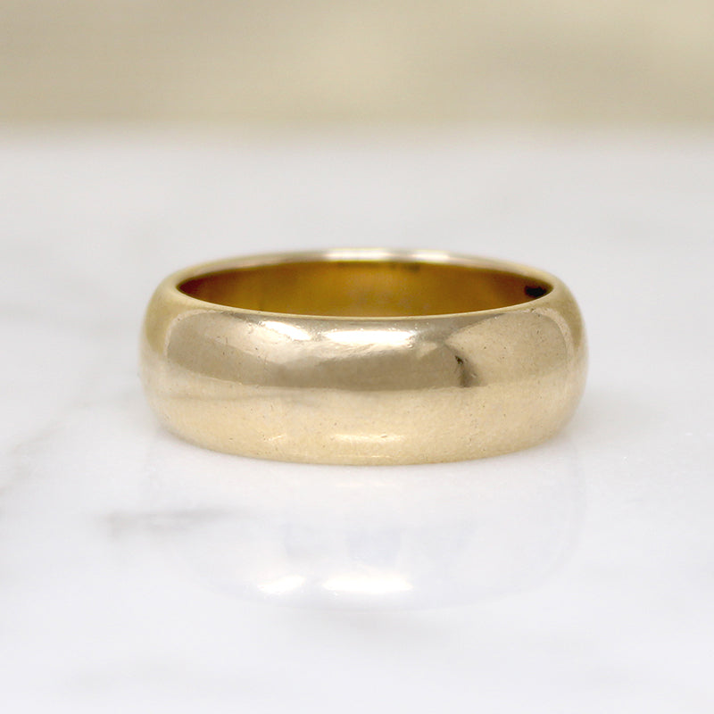 Swanky Tiffany & Co. Gold Wedding Band