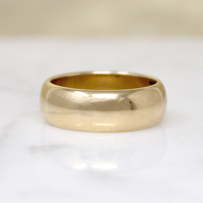 Swanky Tiffany & Co. Gold Wedding Band