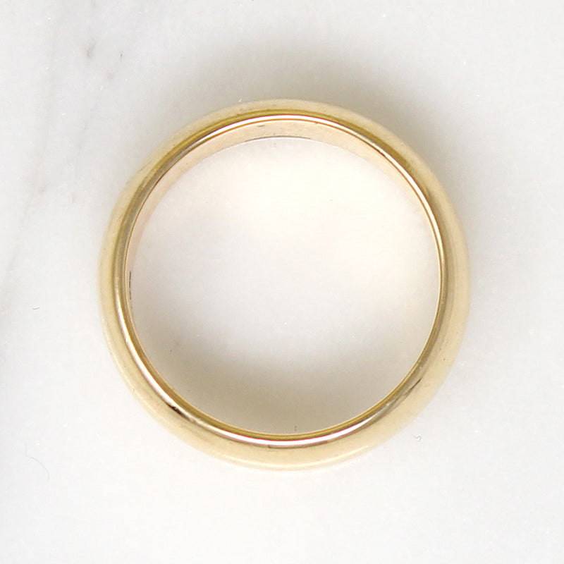 Swanky Tiffany & Co. Gold Wedding Band