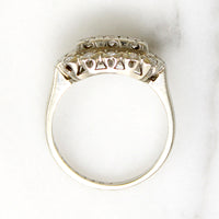 Romantic 18k White Gold & Diamond Ring