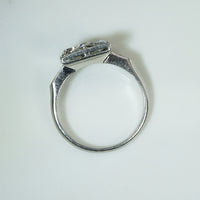 Brilliant Platinum and OMC Diamond Ring
