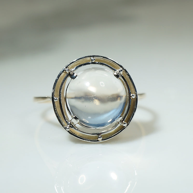Luminous Moonstone Edwardian Ring