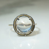 Luminous Moonstone Edwardian Ring