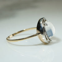 Luminous Moonstone Edwardian Ring