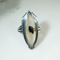 Hand Wrought Kalo Agate and Silver Ring