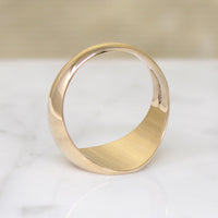 Mid Century 10k Gold Signet Ring Size 12