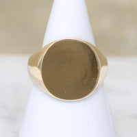 O.C. Tanner 10k Gold Size 9.25 Signet Ring