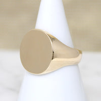 O.C. Tanner 10k Gold Size 9.25 Signet Ring