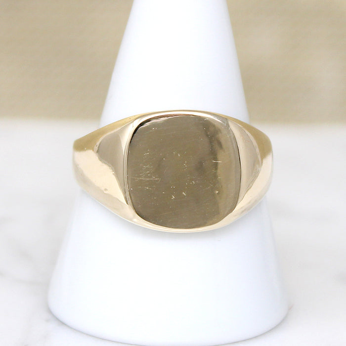 Lightweight Size 10.5 10k Gold Signet Ring