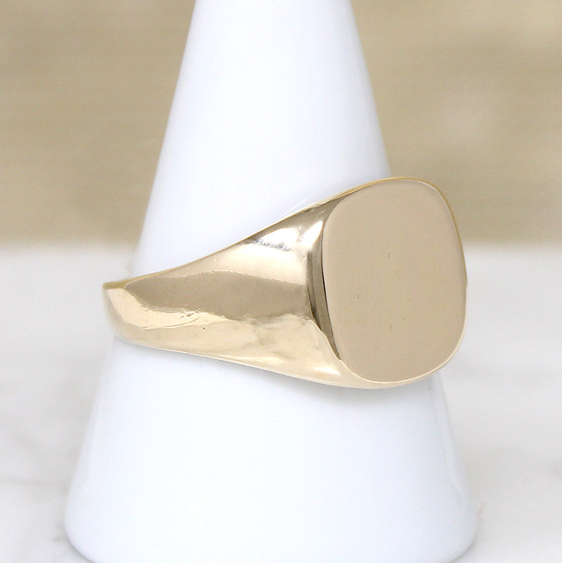 Lightweight Size 10.5 10k Gold Signet Ring