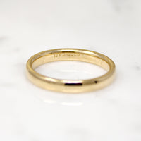 Attractive 18k Gold Jabel Wedding Band Size 8.25