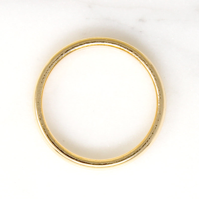 Attractive 18k Gold Jabel Wedding Band Size 8.25
