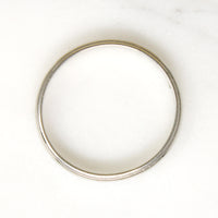 Mid Century Half Round Stepped Edge Band Size 10.5