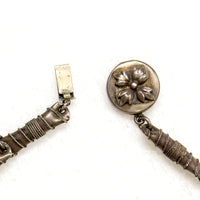 Goldstone & Silver Necklace with Incredible Beads