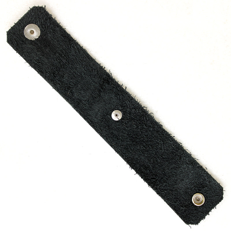 Black Leather Star Bracelet by Ancient Influences