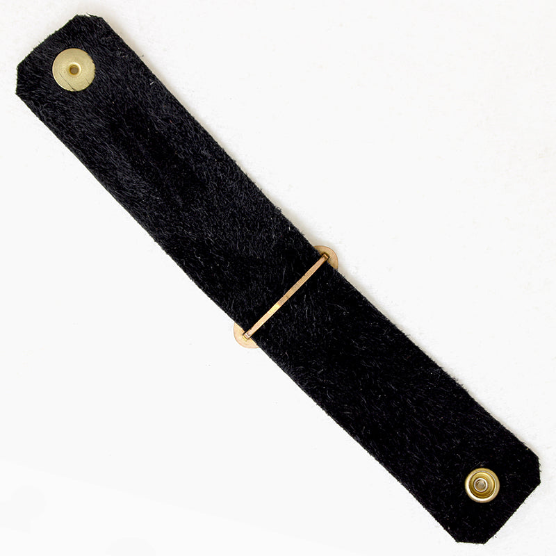 Victorian Buckle on Leather Bracelet by Ancient Influences 