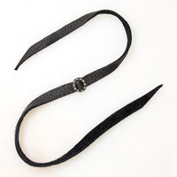 Cut Steel & Black Suede Choker/Bracelet by Ancient Influences