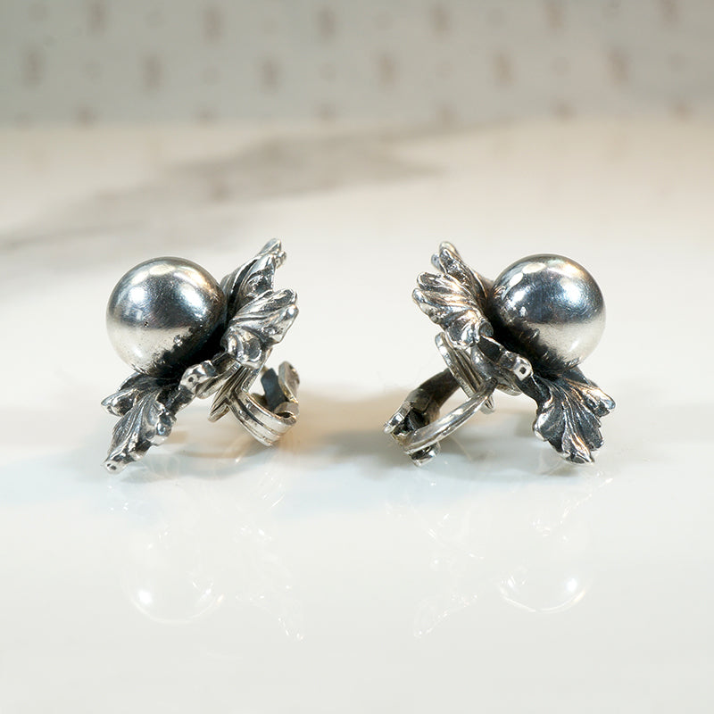 Gorgeous Foliate Sterling Bracelet & Earring Set by Cini