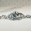 Gorgeous Foliate Sterling Bracelet & Earring Set by Cini
