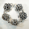 Gorgeous Foliate Sterling Bracelet & Earring Set by Cini