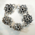 Gorgeous Foliate Sterling Bracelet & Earring Set by Cini
