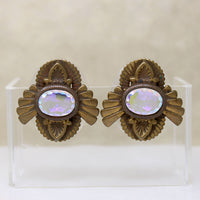 Outrageous Brass & Glass Set by Patrice