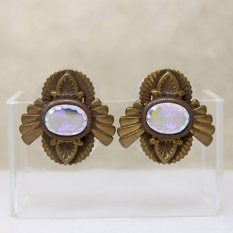 Outrageous Brass & Glass Set by Patrice