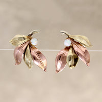 Ravishing Retro Flora Brooch & Earring Set by Forstner