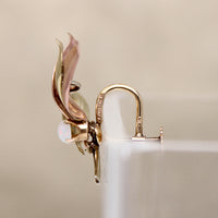 Ravishing Retro Flora Brooch & Earring Set by Forstner