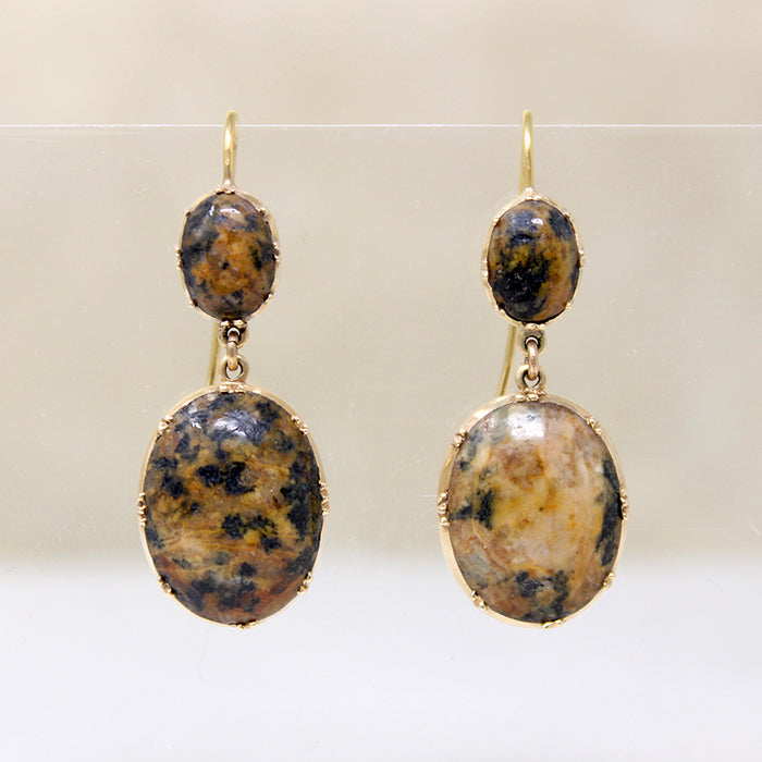 Georgian Jasper Necklace, Bracelet & Earring Suite