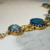 Gold Bracelet Set with Ancient Scarabs
