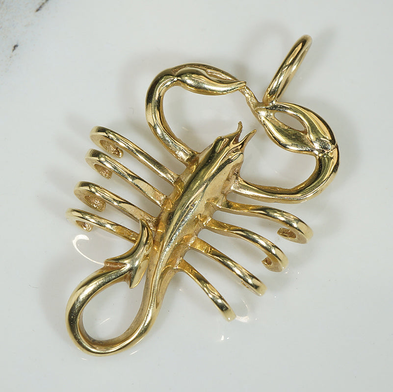 Gold Scorpio Scorpian by Grosse