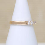 Refined Seven Diamond Band in Yellow Gold by 720