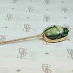 Beautiful Antique Scarab Stick Pin
