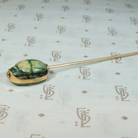 Beautiful Antique Scarab Stick Pin