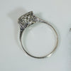 Pretty Square Deco Diamond Ring