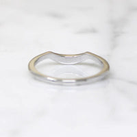 Sparkling Diamond Nesting Band in Recycled Gold