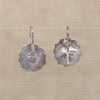Dreamy Blue Art Glass in Sterling Silver Earrings